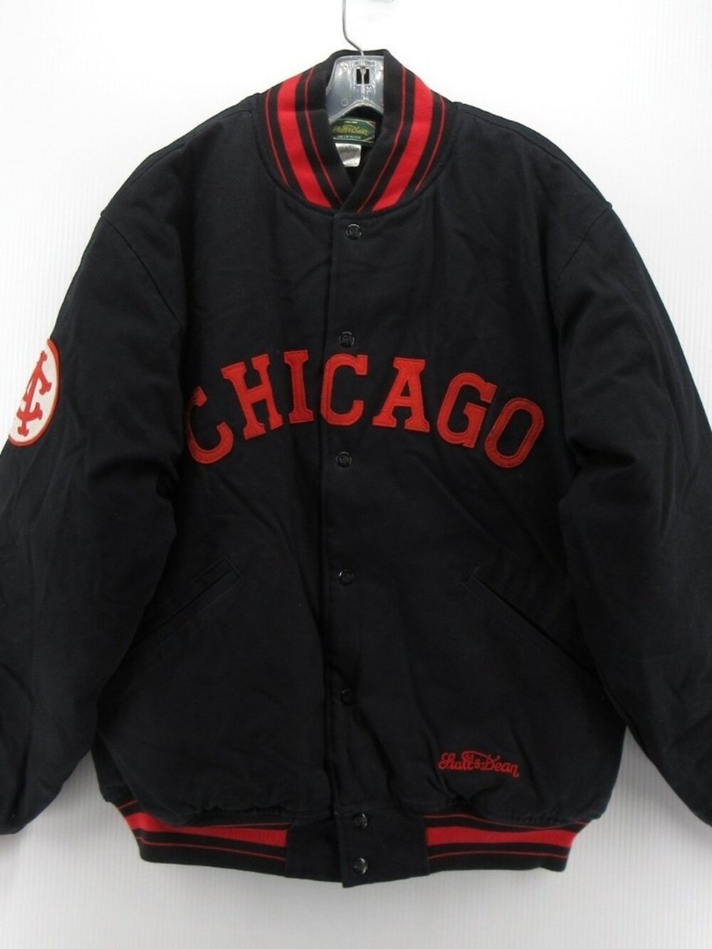 VINTAGE Chicago American Giants Jacket Large Stall & Dean Bomber Y2K